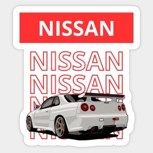 nissan gtr Sticker